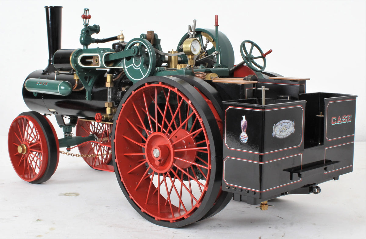 1 inch scale 80hp Case traction engine with trolley