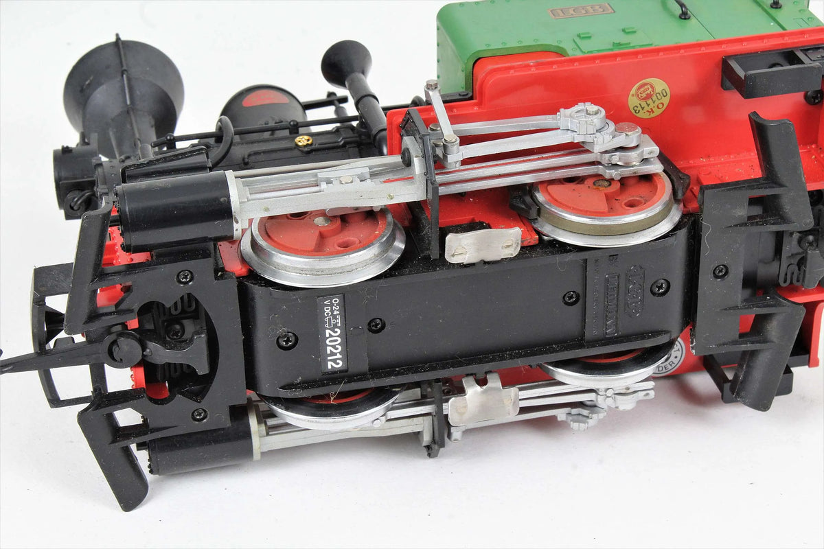 Four LGB G-scale tank locomotives