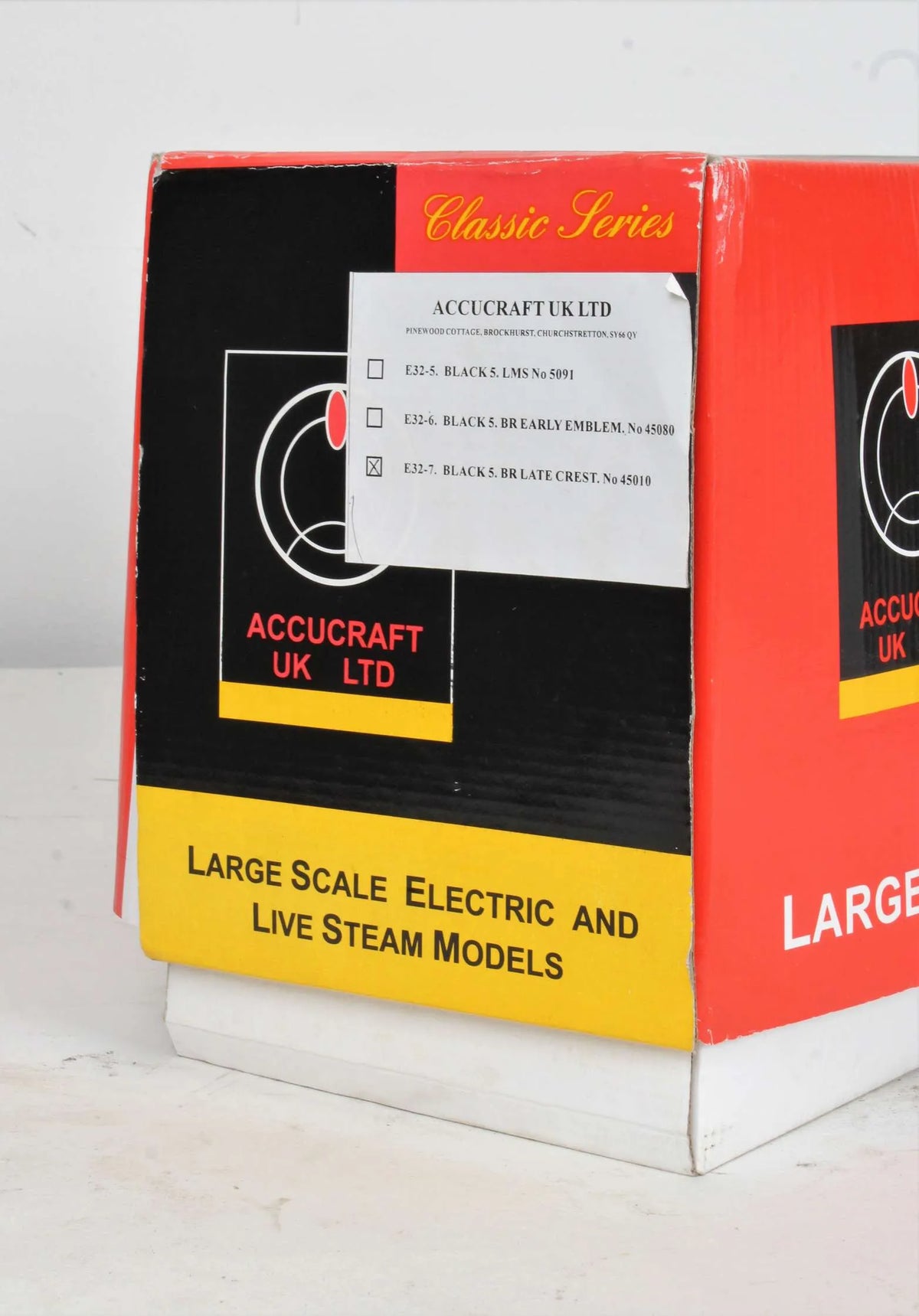 Gauge 1 Accucraft radio-controlled LMS Black 5