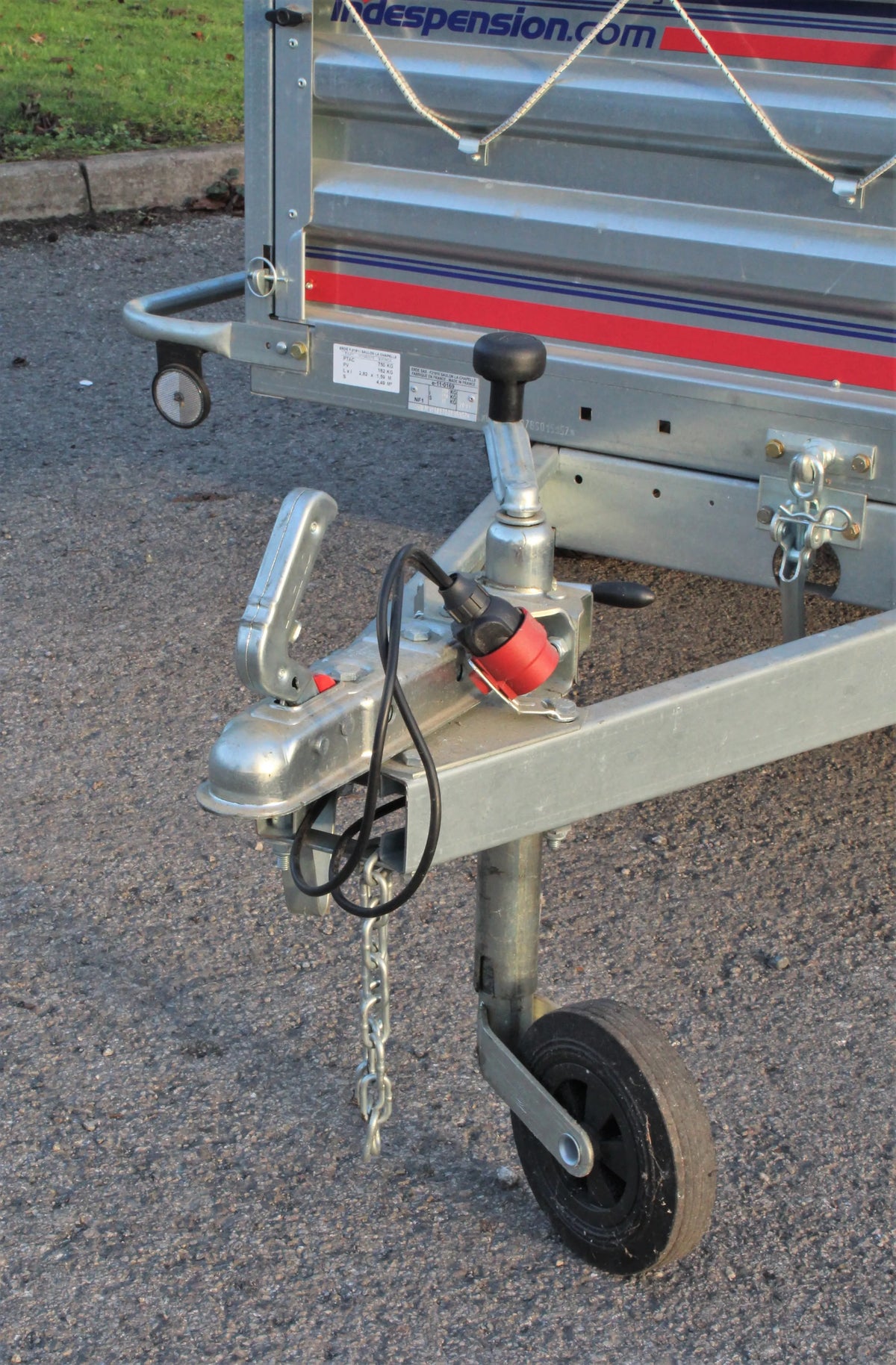 Indespension two wheeled trailer