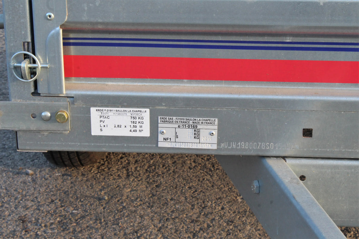 Indespension two wheeled trailer
