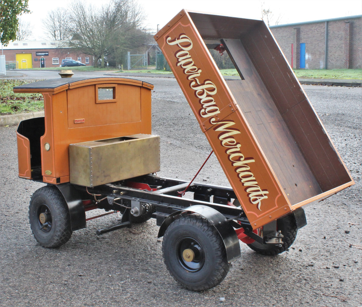 3 inch scale Clayton undertype steam wagon with living van