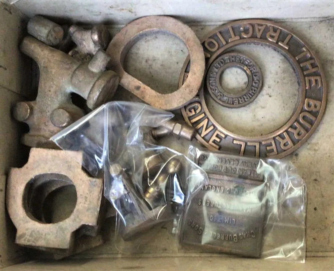 3 inch scale Burrell castings & boiler