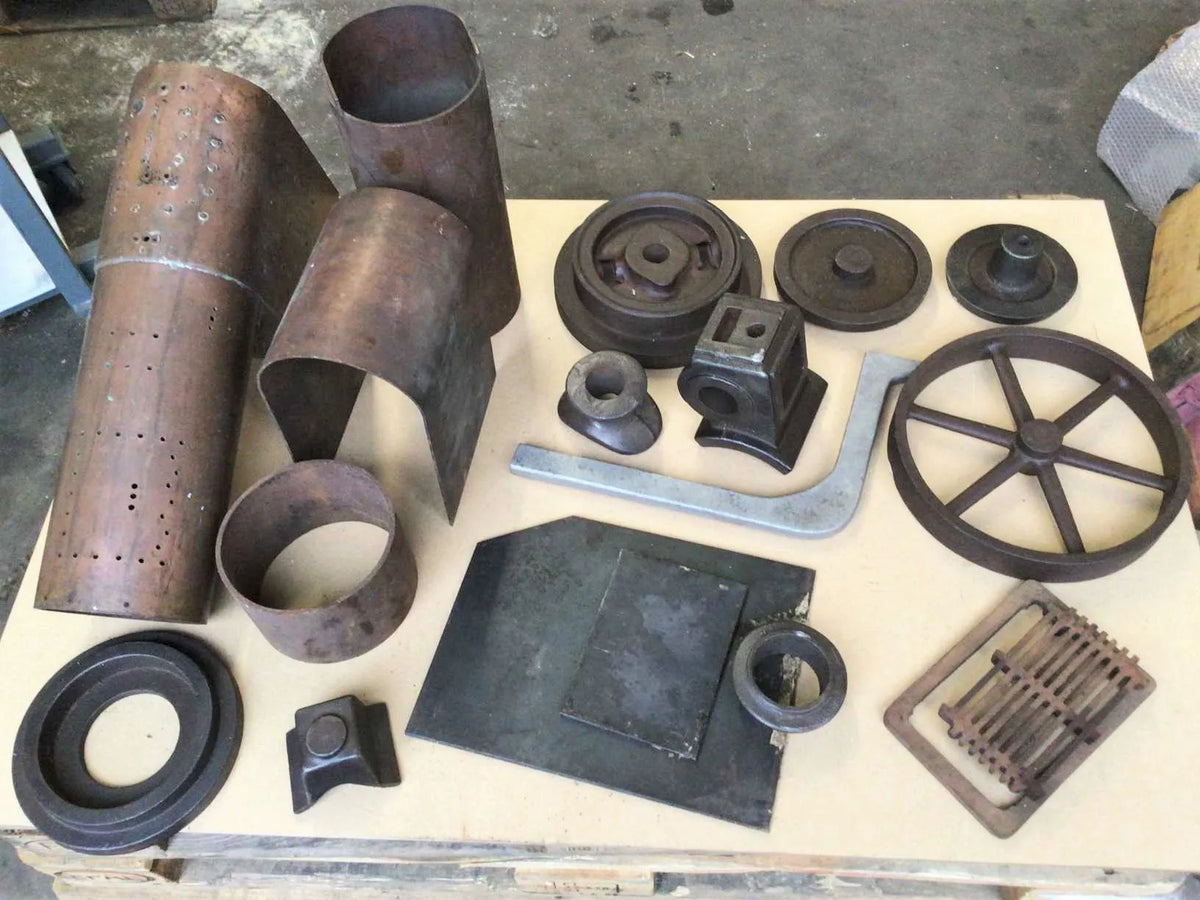 3 inch scale Burrell castings & boiler