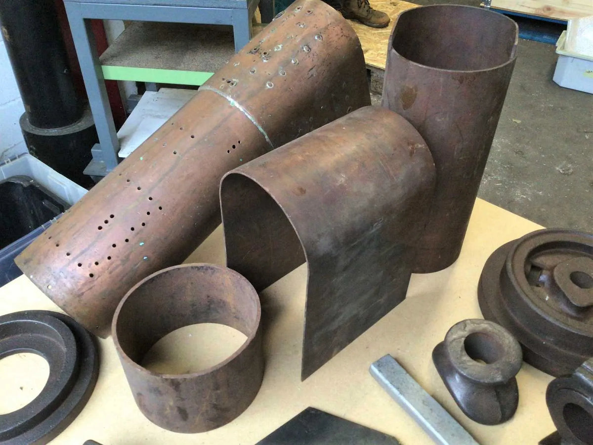 3 inch scale Burrell castings & boiler