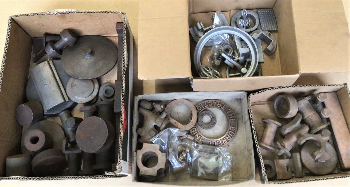 3 inch scale Burrell castings & boiler