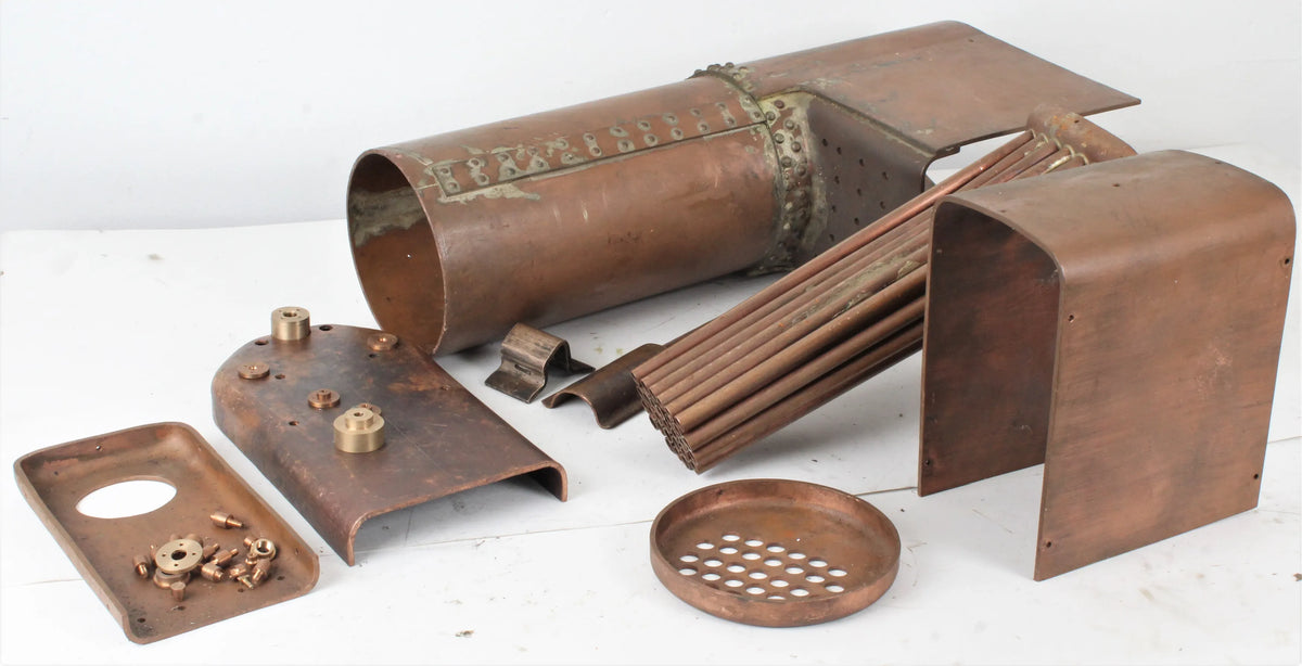 Part-built 3 inch scale Marshall S-type boiler