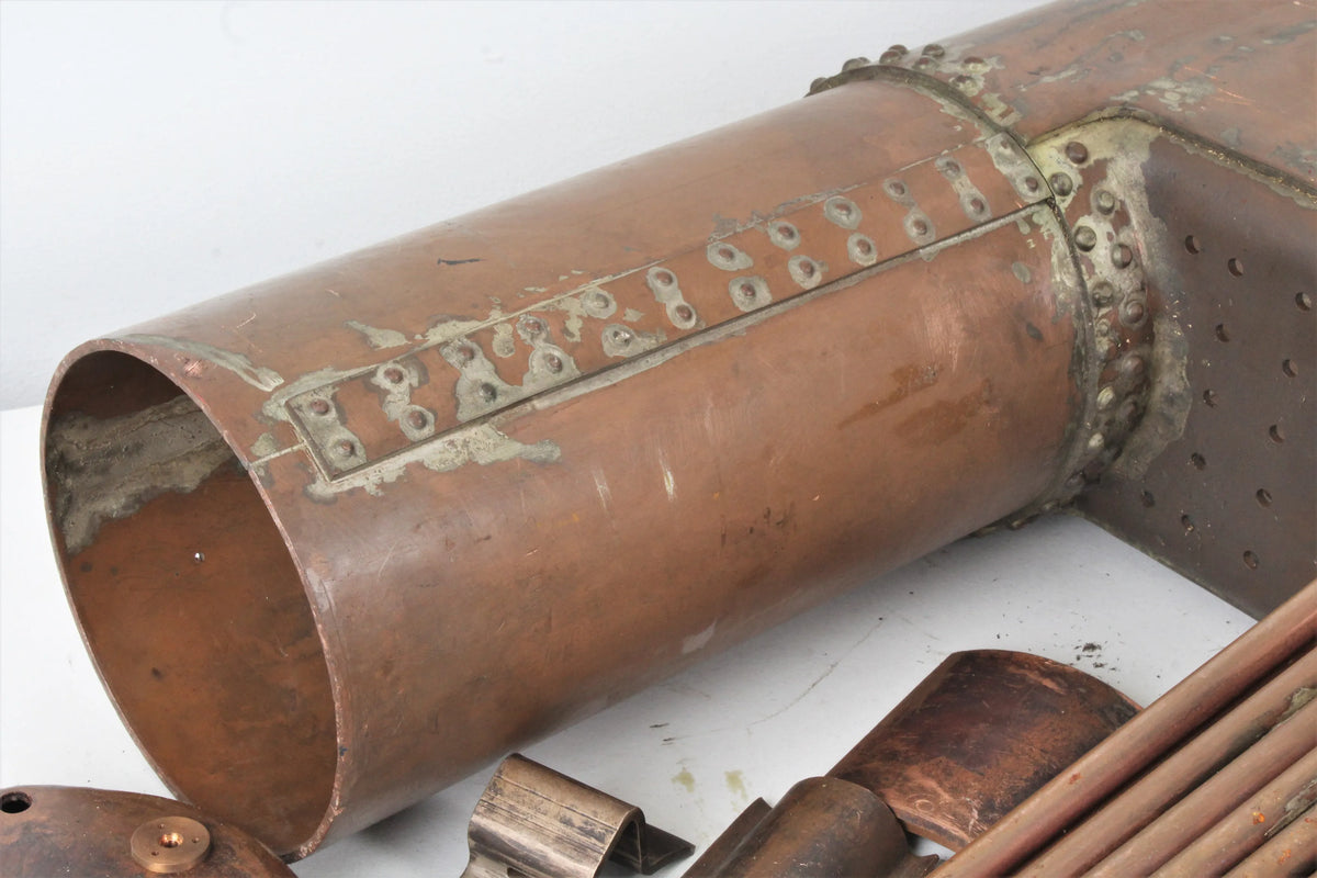 Part-built 3 inch scale Marshall S-type boiler