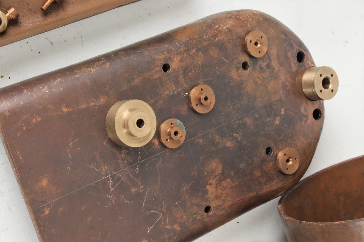 Part-built 3 inch scale Marshall S-type boiler