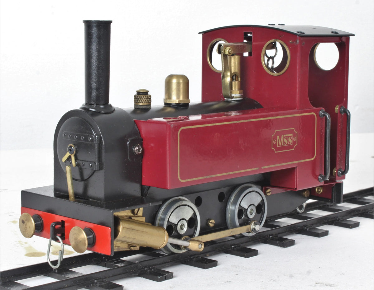 O-gauge Mamod MSS locomotive, coaches & track