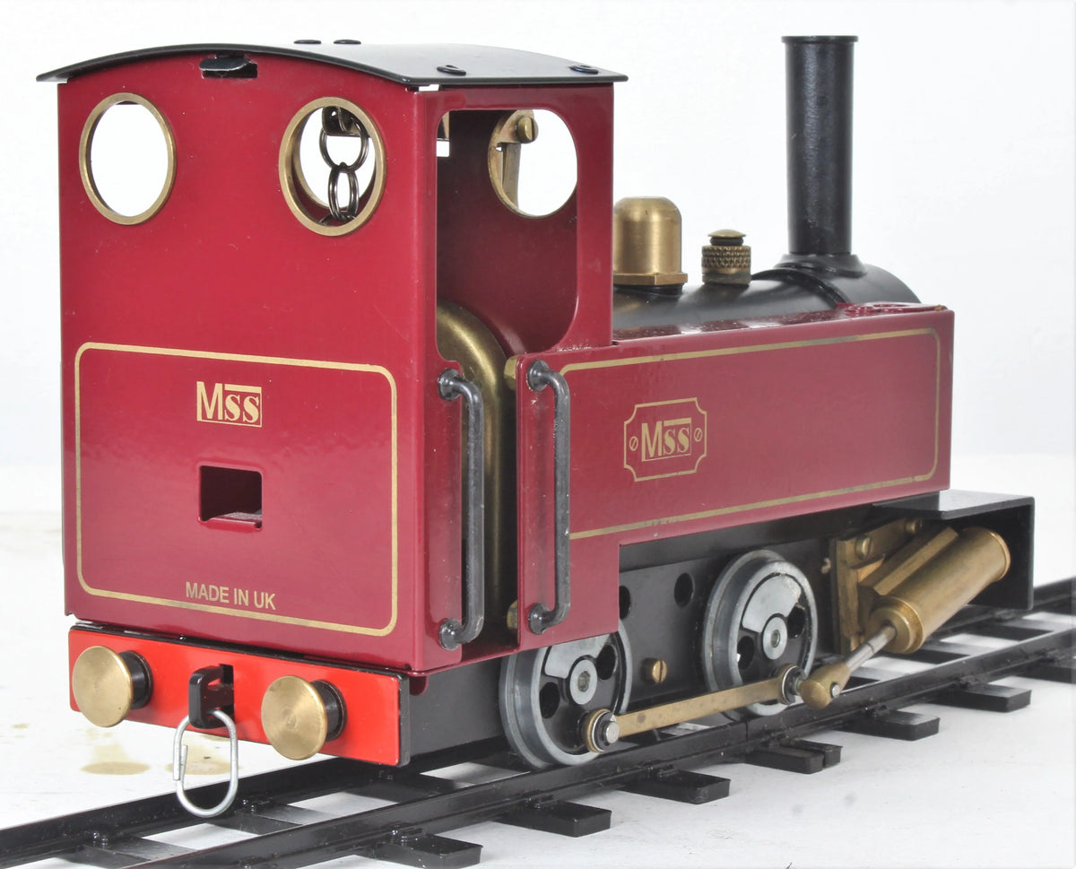 O-gauge Mamod MSS locomotive, coaches & track
