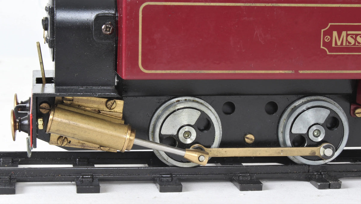 O-gauge Mamod MSS locomotive, coaches & track
