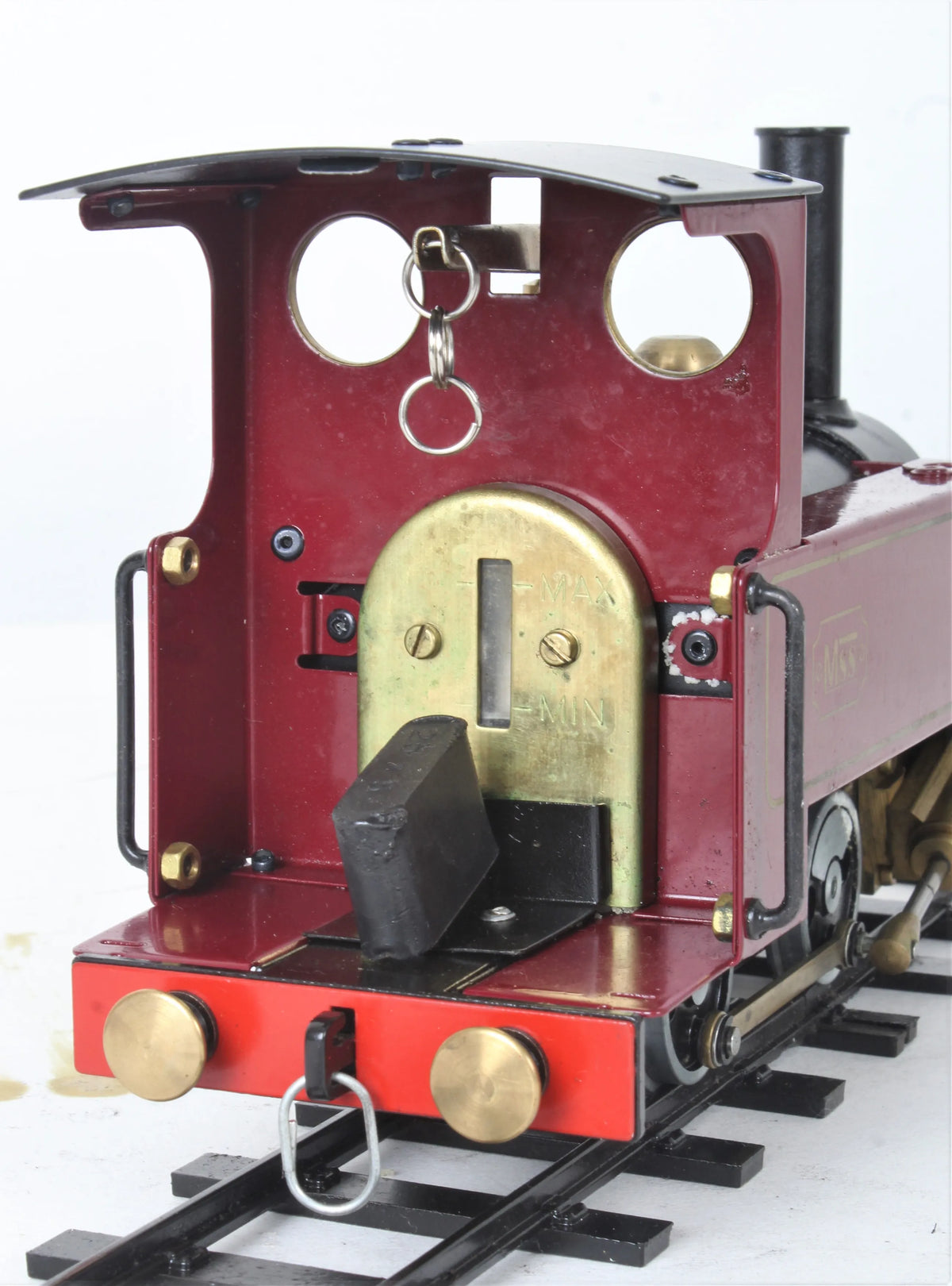 O-gauge Mamod MSS locomotive, coaches & track
