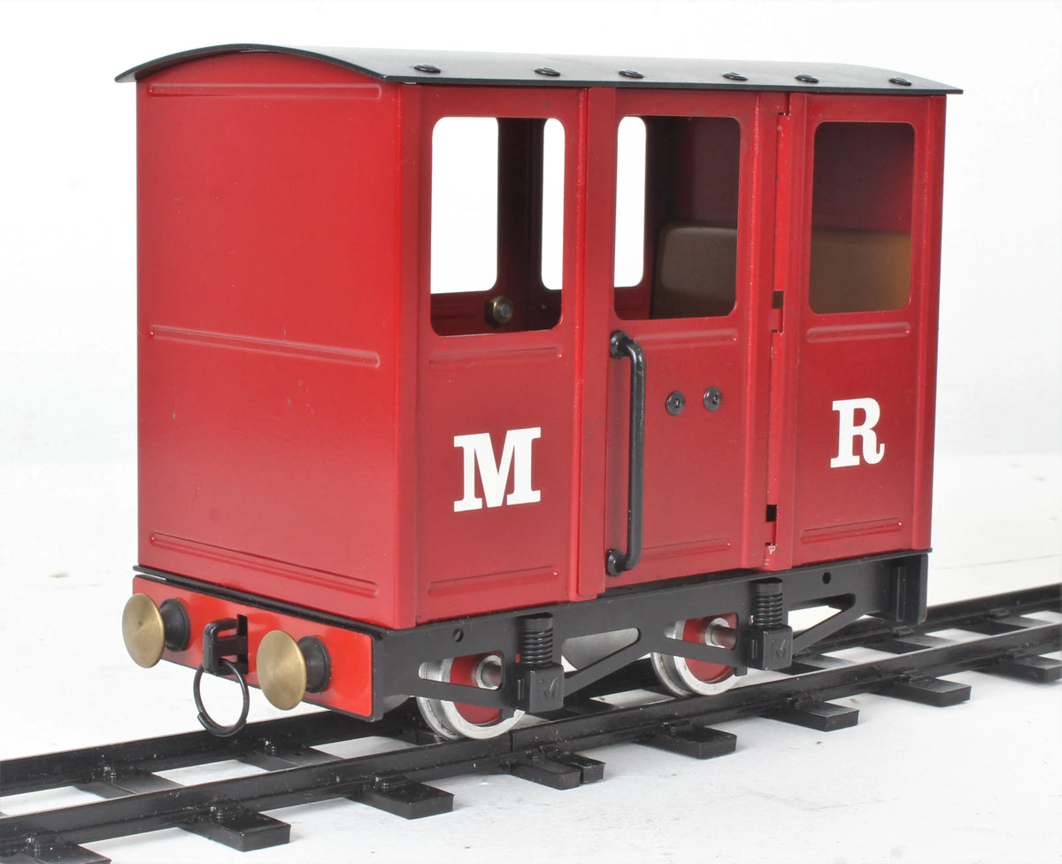 O-gauge Mamod MSS locomotive, coaches & track