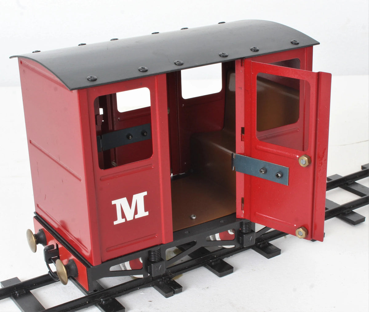 O-gauge Mamod MSS locomotive, coaches & track