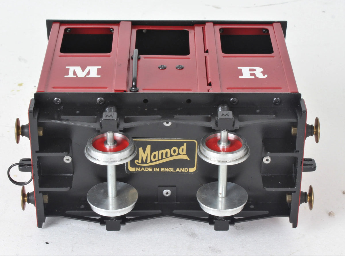 O-gauge Mamod MSS locomotive, coaches & track