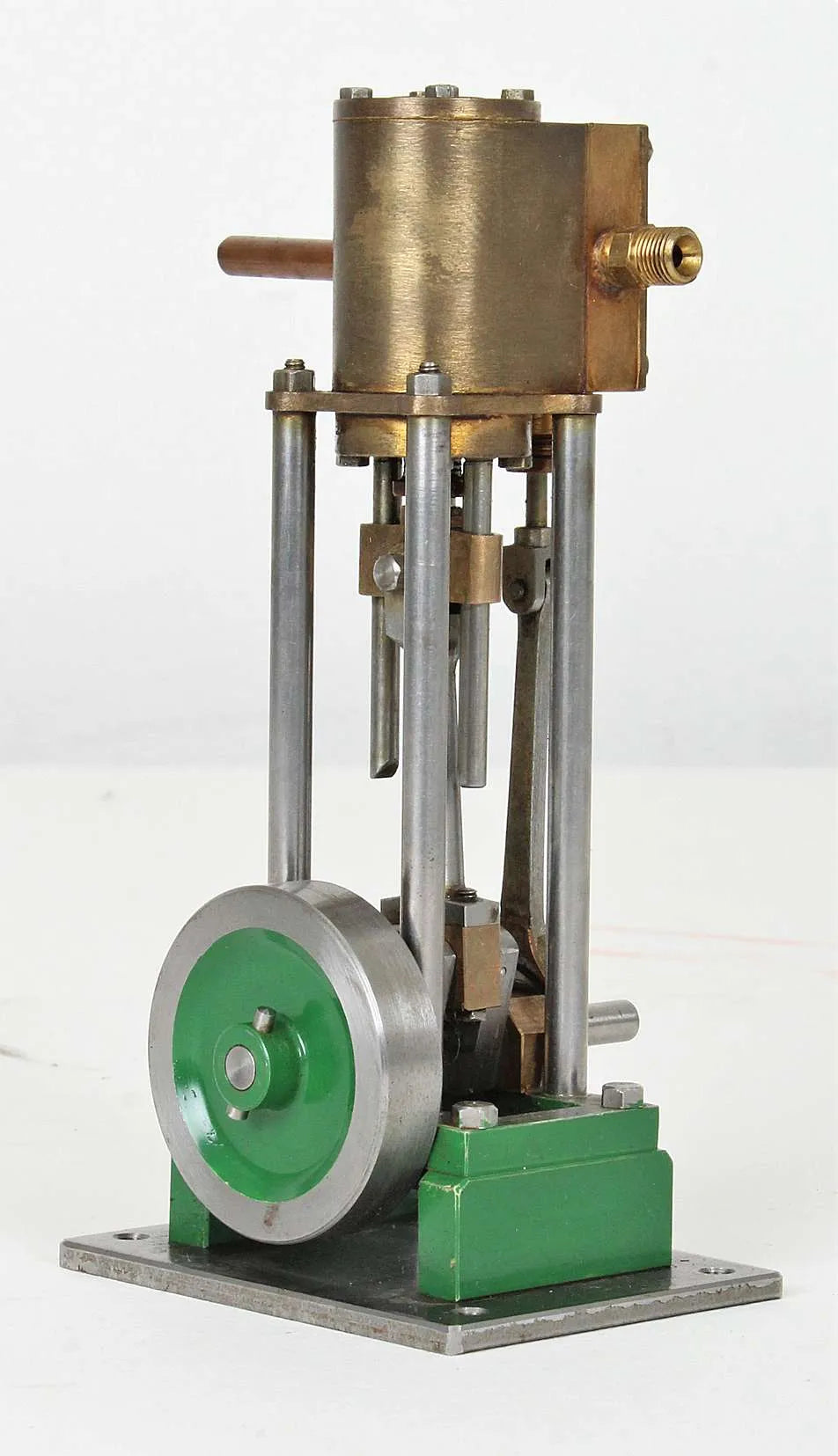 Small scratch-built vertical engine