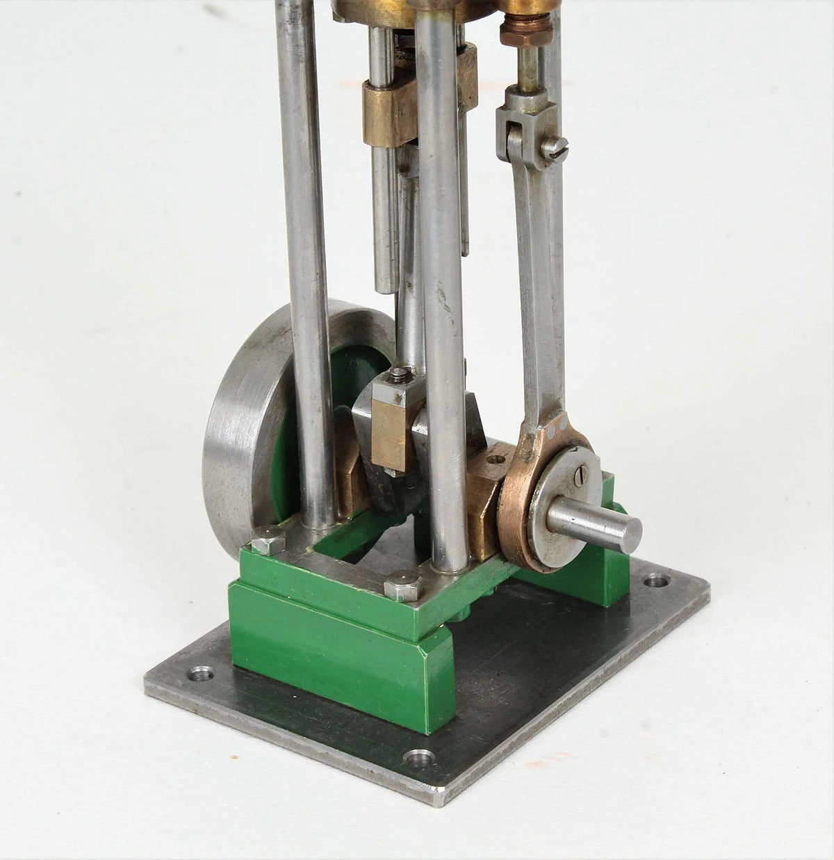 Small scratch-built vertical engine