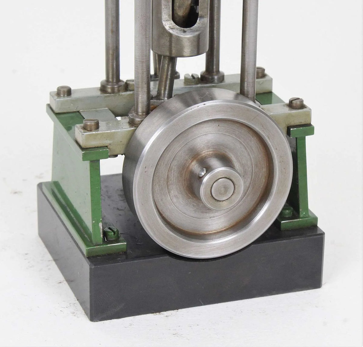 Scratch-built vertical engine