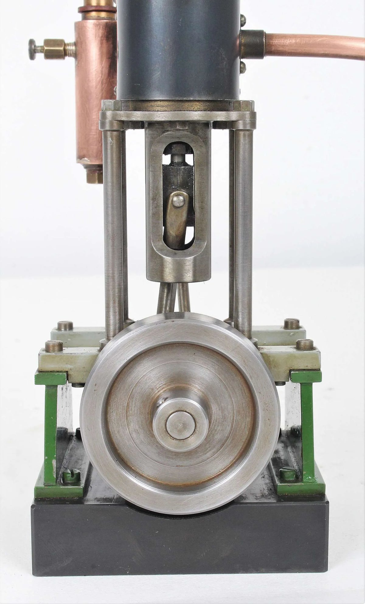 Scratch-built vertical engine