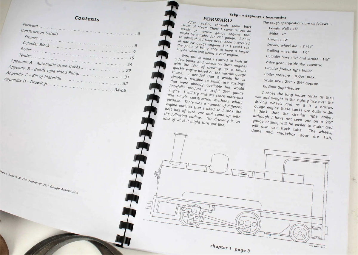 2 1/2 inch gauge "Toby" 0-4-2T