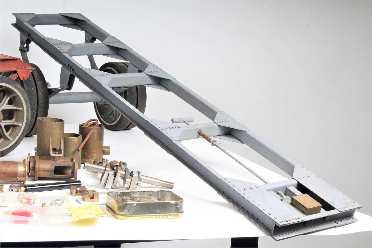Part-built 2 inch scale Clayton steam wagon