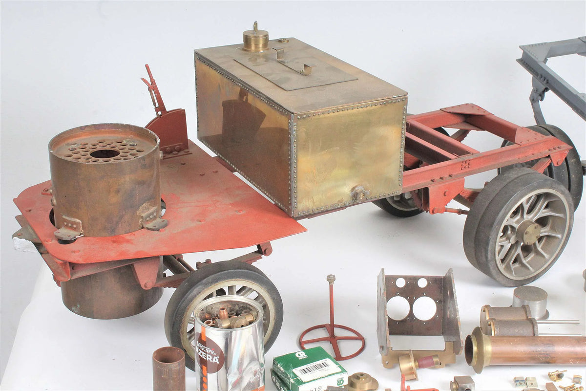 Part-built 2 inch scale Clayton steam wagon