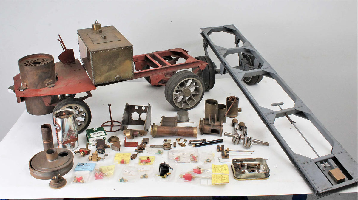 Part-built 2 inch scale Clayton steam wagon