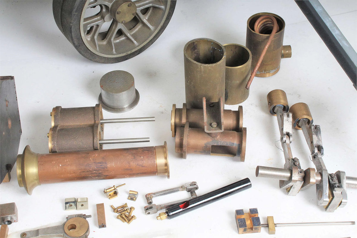 Part-built 2 inch scale Clayton steam wagon