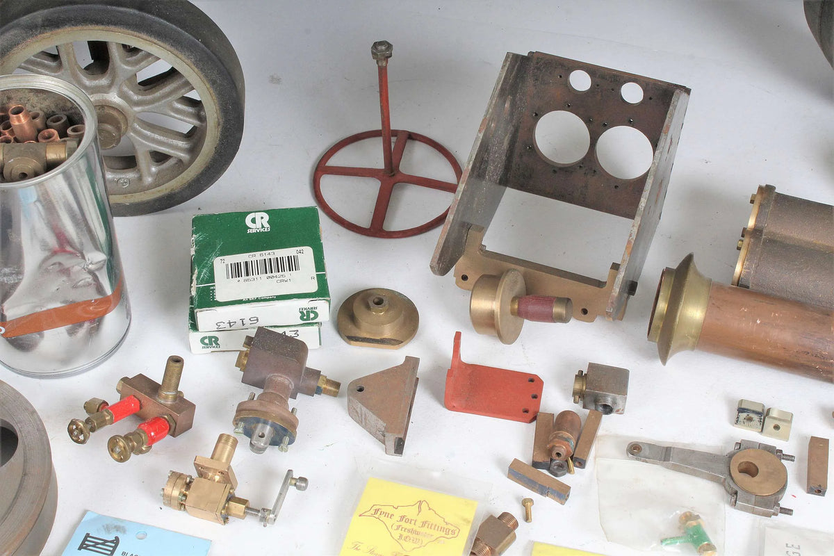 Part-built 2 inch scale Clayton steam wagon