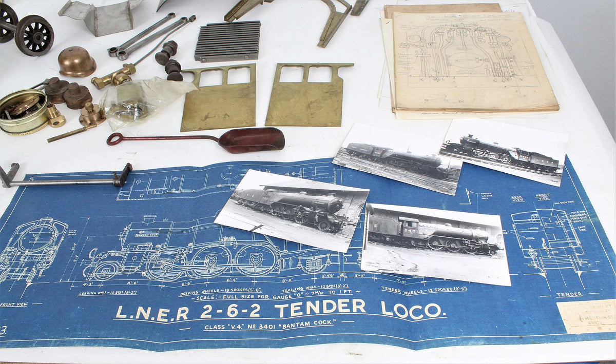 3 1/2 inch gauge LNER V4 2-6-2 "Bantam Cock"