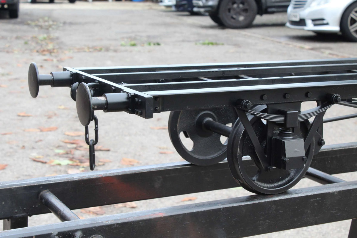 7 1/4 inch gauge braked four wheel wagon chassis