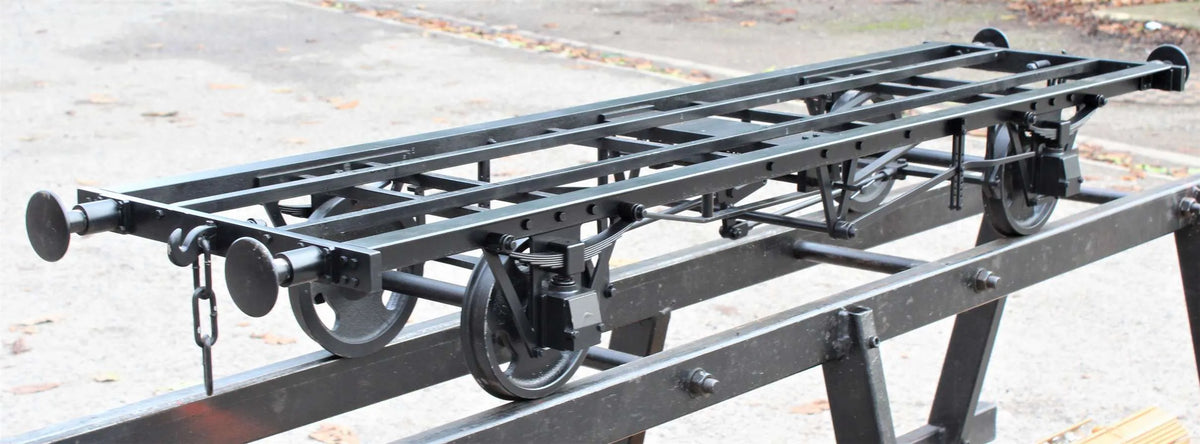 7 1/4 inch gauge braked four wheel wagon chassis