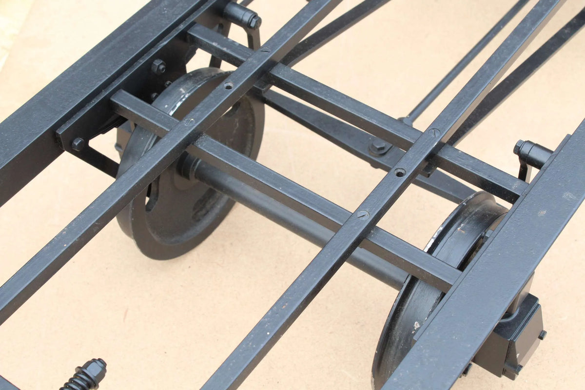7 1/4 inch gauge braked four wheel wagon chassis