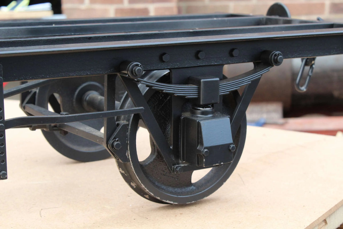 7 1/4 inch gauge braked four wheel wagon chassis