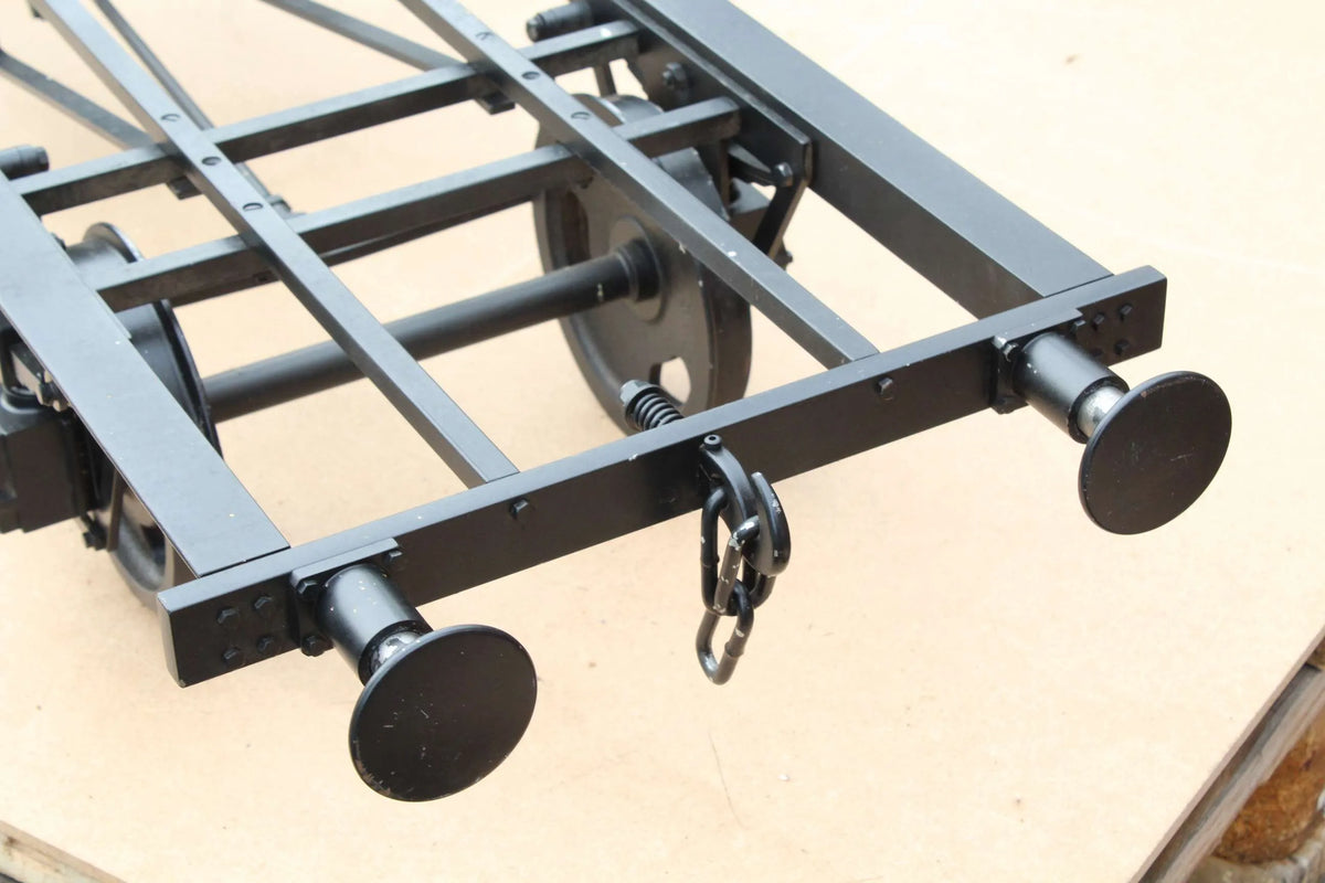 7 1/4 inch gauge braked four wheel wagon chassis