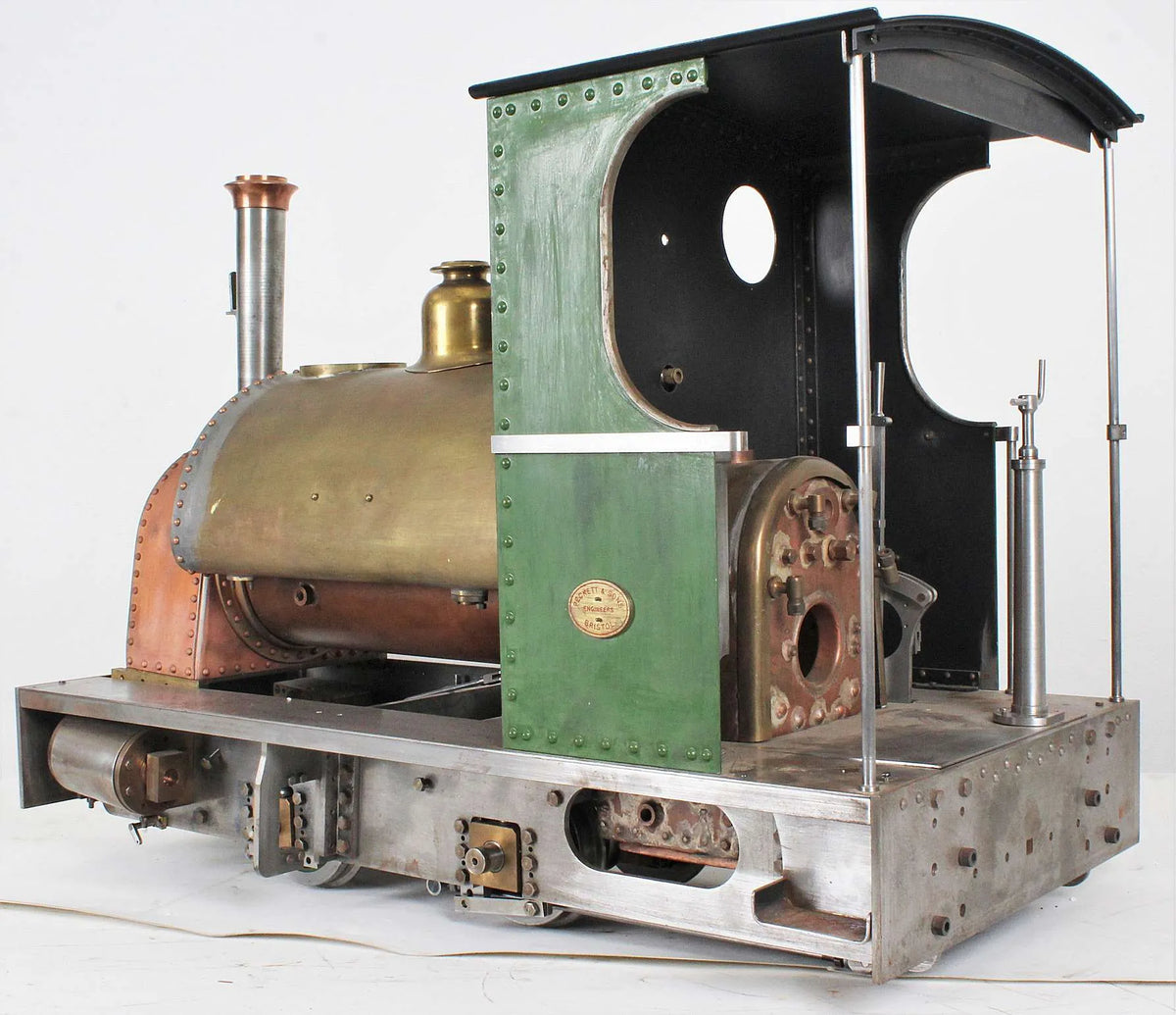 5 inch gauge part-built Peckett "Gamecock" 0-4-0ST