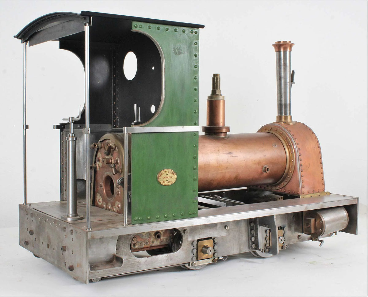 5 inch gauge part-built Peckett "Gamecock" 0-4-0ST