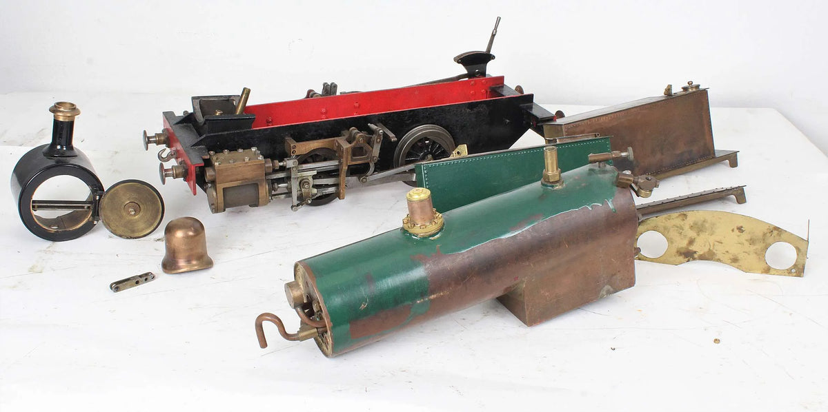 3 1/2 inch gauge part-built "Juliet II" 0-4-0T