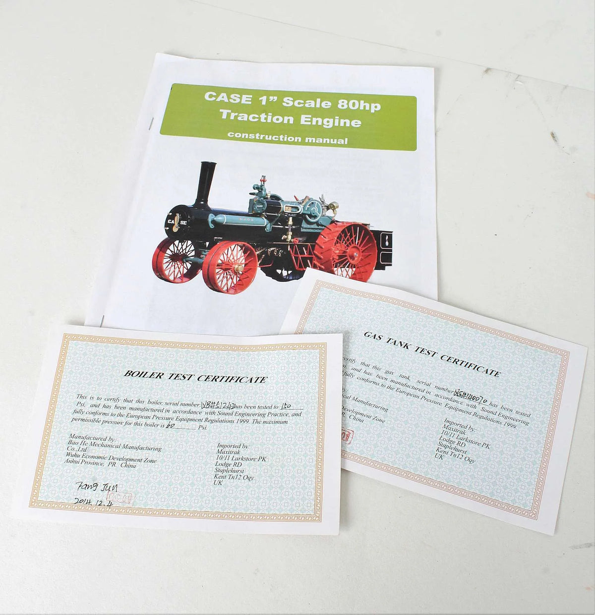 1 inch scale Maxitrak Case Traction Engine