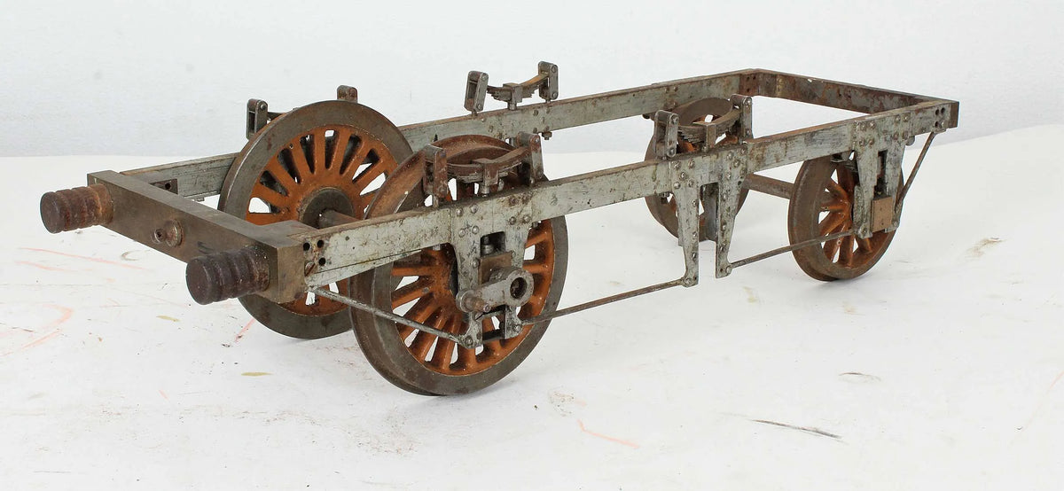 Part-built 3 1/2 inch gauge "Lion" with drawings