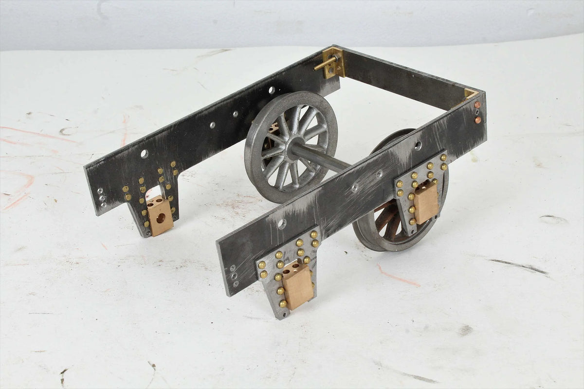 Part-built 3 1/2 inch gauge "Lion" with drawings