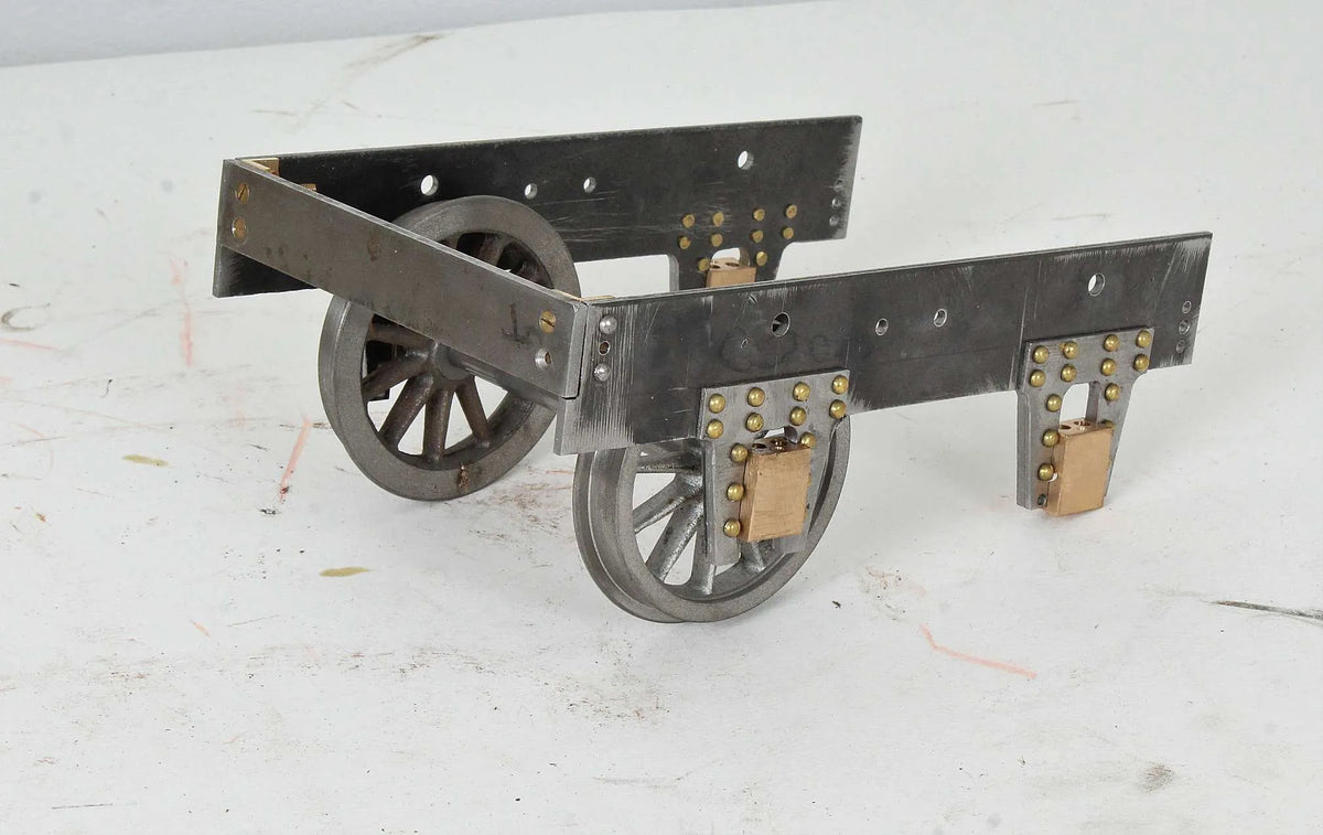 Part-built 3 1/2 inch gauge "Lion" with drawings