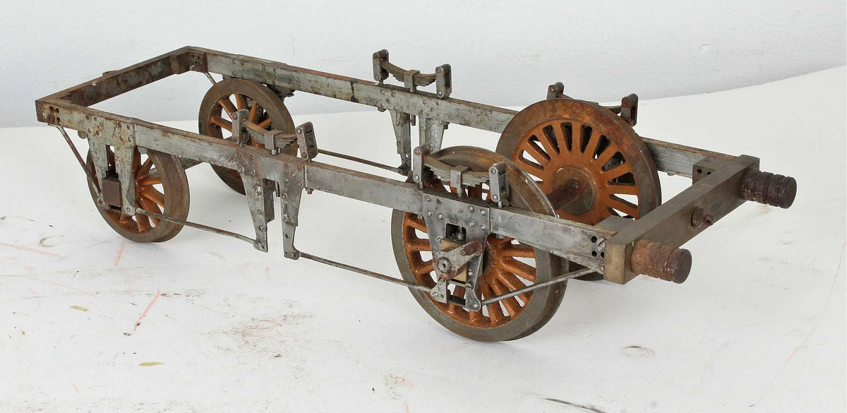 Part-built 3 1/2 inch gauge "Lion" with drawings