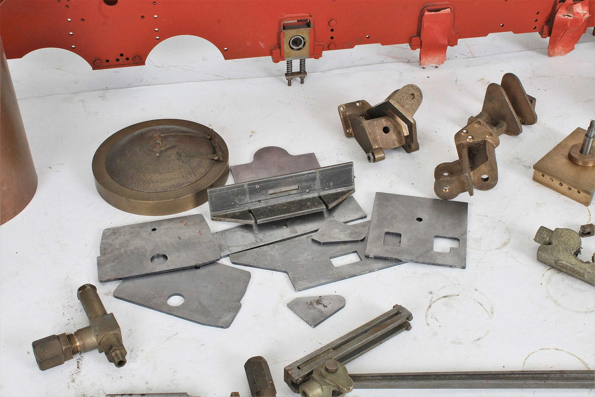 3 1/2 inch gauge Britannia chassis with parts & castings