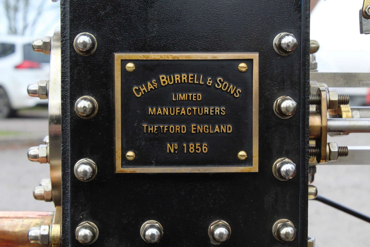4 inch scale Burrell agricultural engine with trailer