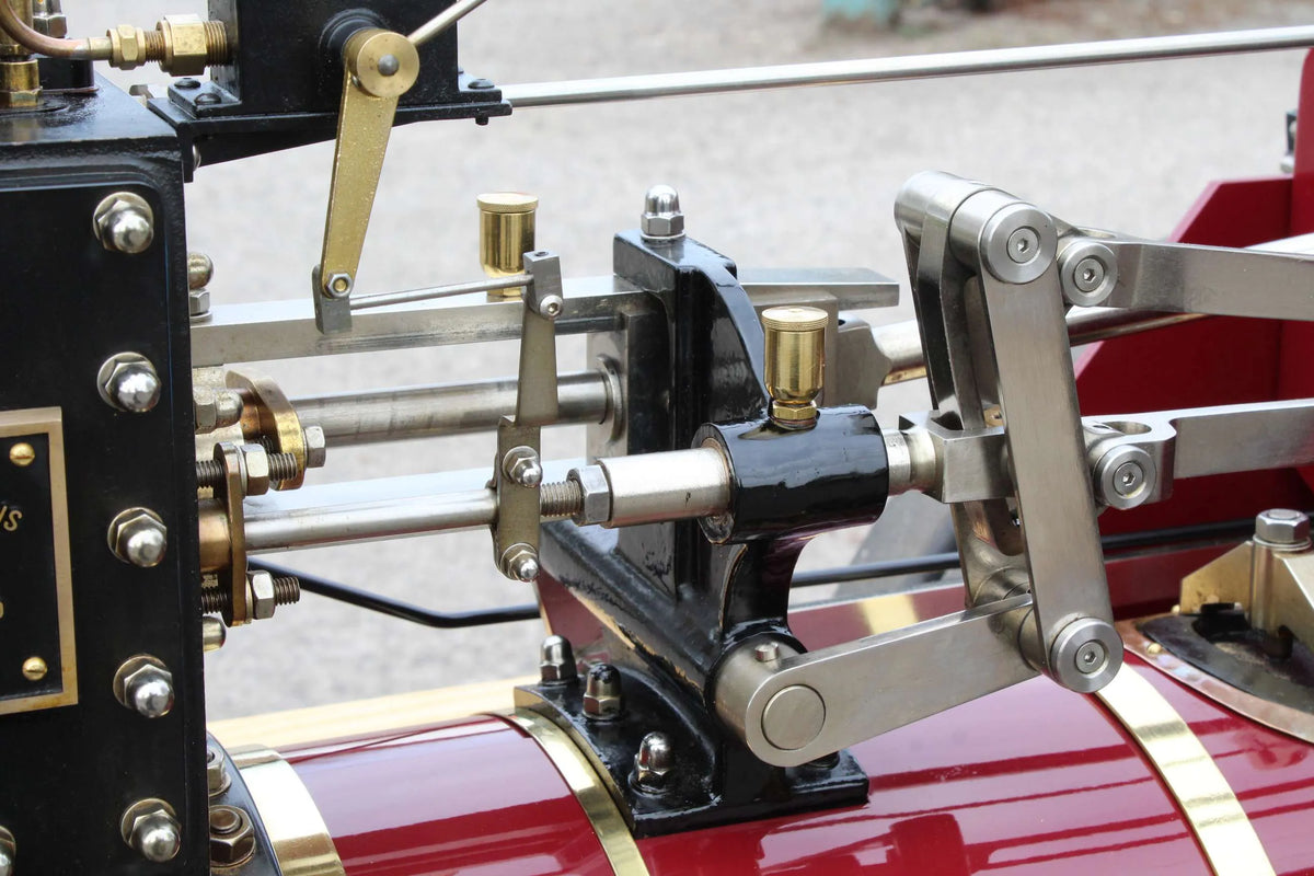 4 inch scale Burrell agricultural engine with trailer