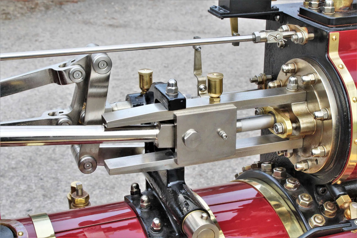 4 inch scale Burrell agricultural engine with trailer