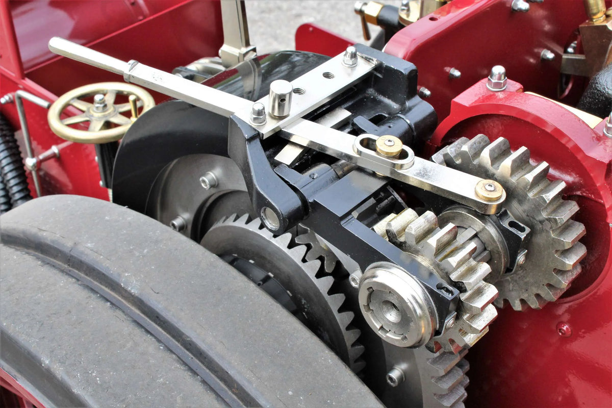 4 inch scale Burrell agricultural engine with trailer