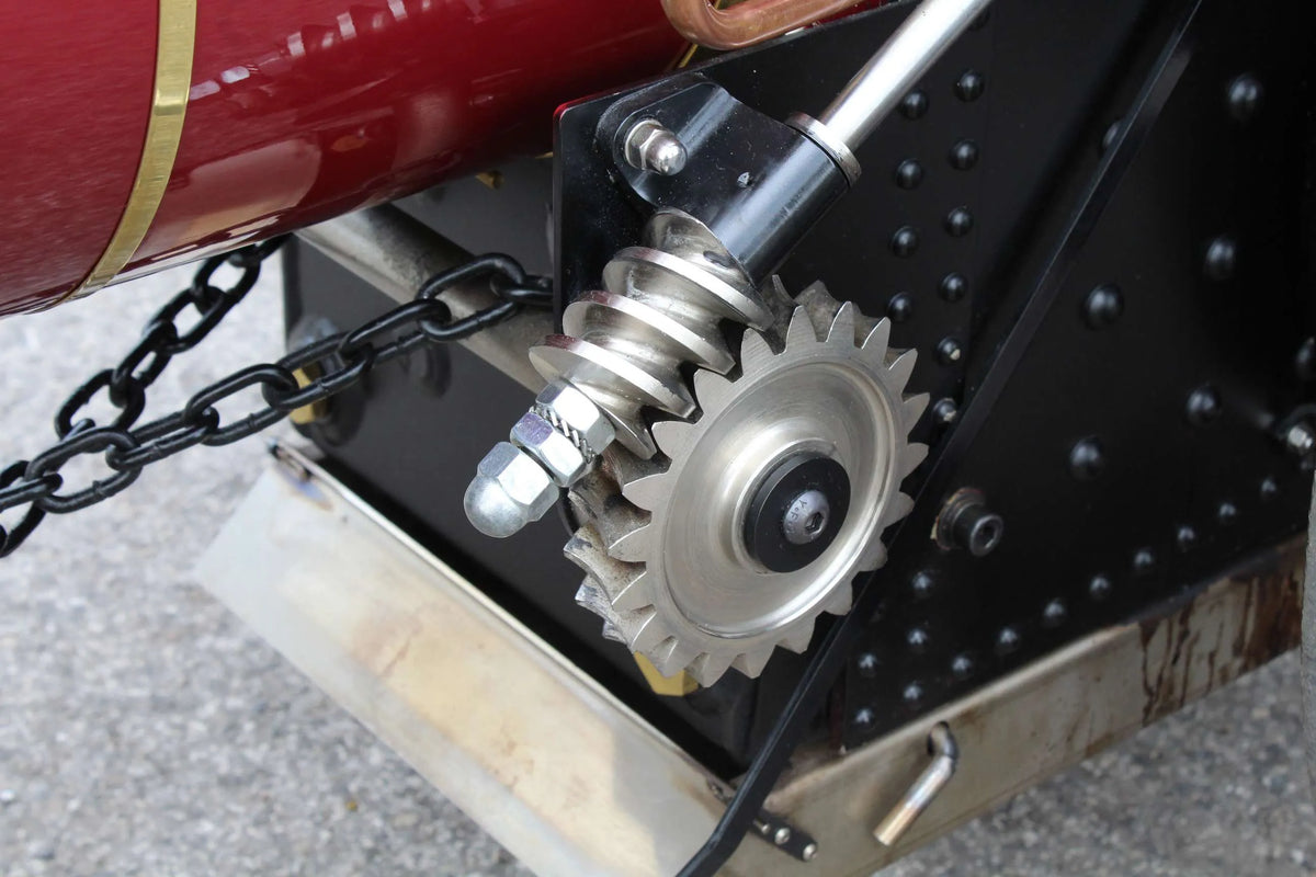 4 inch scale Burrell agricultural engine with trailer